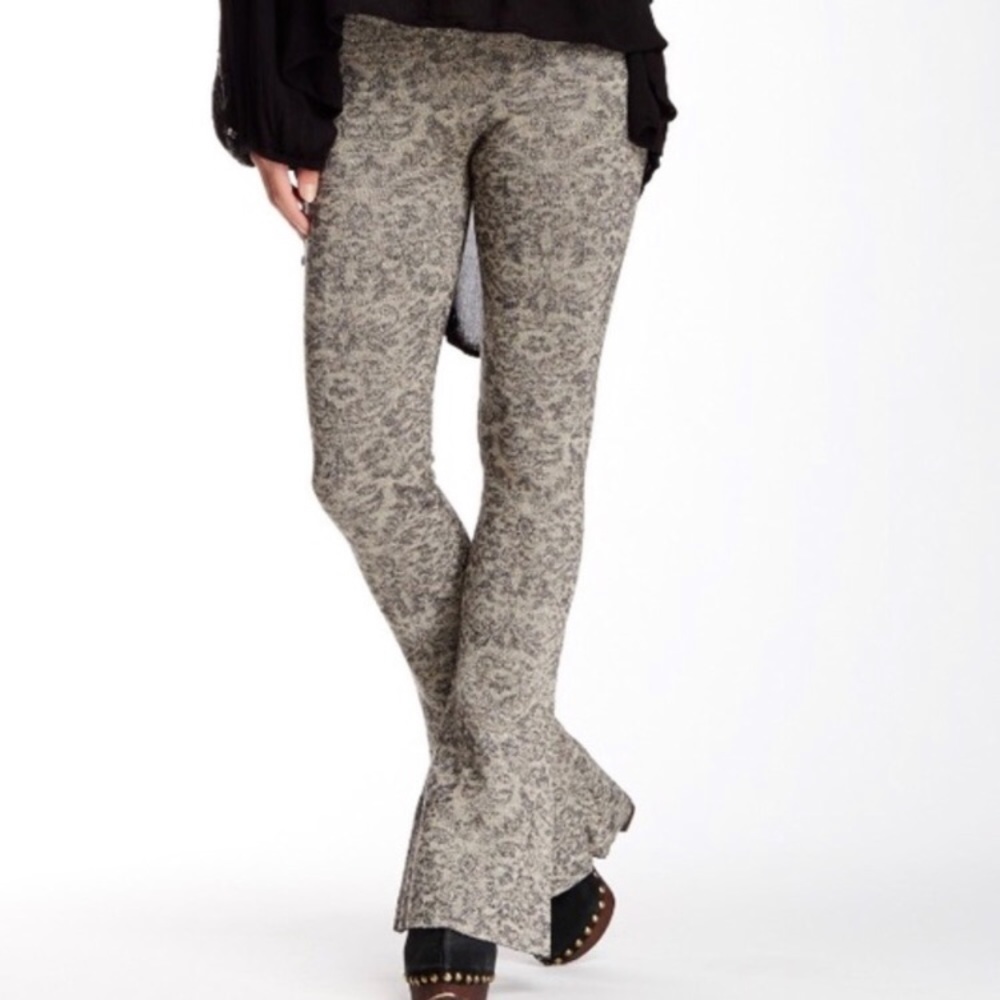 ✨ Free People Brockade Glitter Swear Flare Pants ✨
